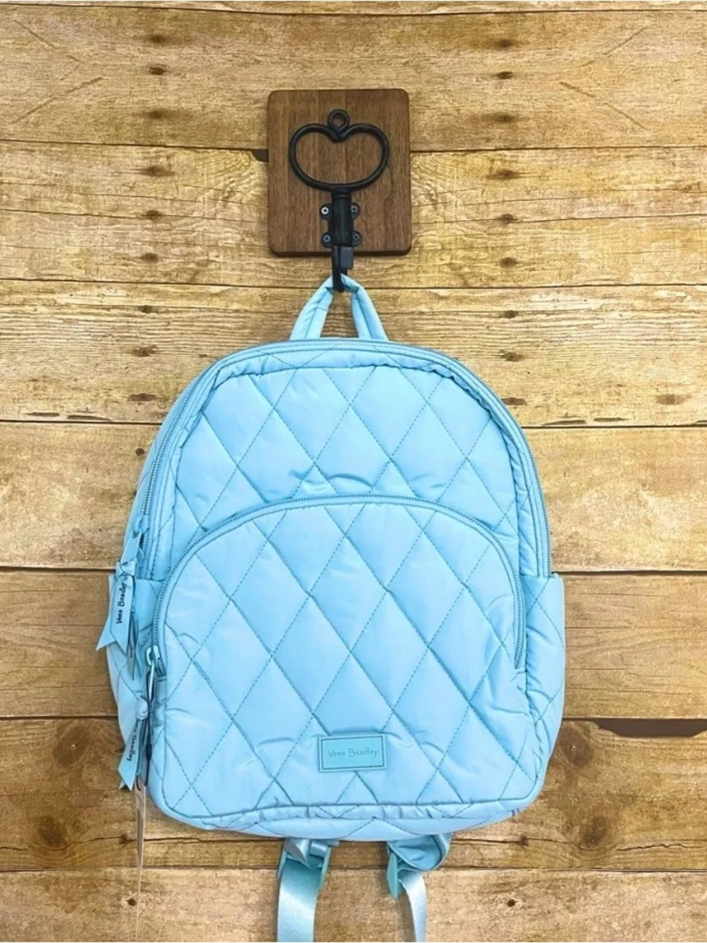 Vera Bradley Ultralight Compact Backpack Sea Salt Blue NWT